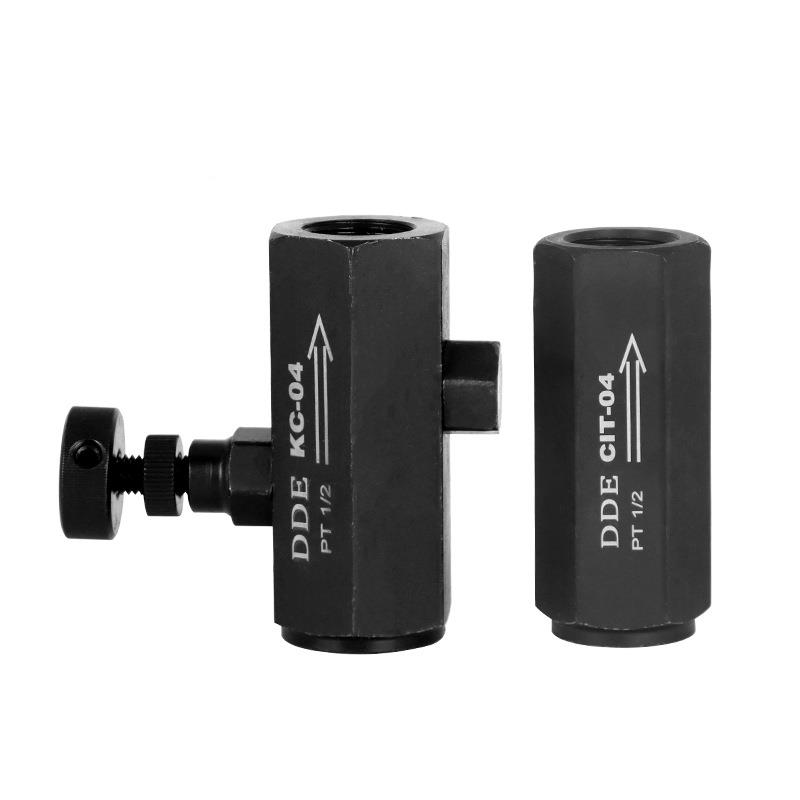 KC0单向节流T阀流量控制调阀液压节阀CI调速阀KC-02KC-03/04/6