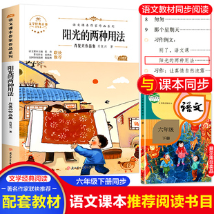 阳光的两种用法 小学一二三四五六年级上册下册课外阅读书小学生语文课本作家作品系列寒暑假阅读彩图作品集课外文学名故事书文学
