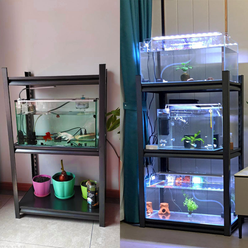 多层架家用承重架鱼缸架子三层鱼缸架周转箱底座底柜客厅鱼缸托架
