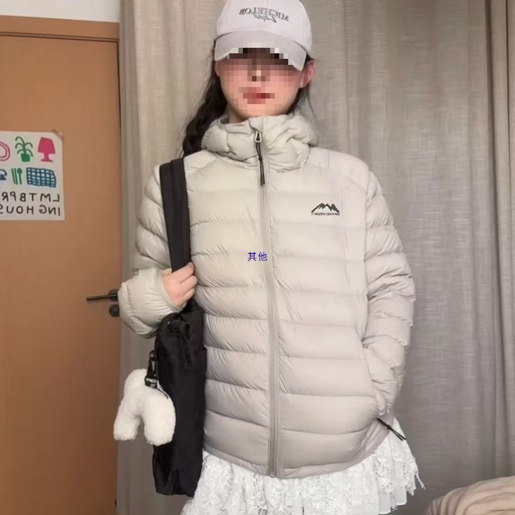 连帽排骨棉服男女情侣2025年冬季新款美式休闲保暖小个子外套