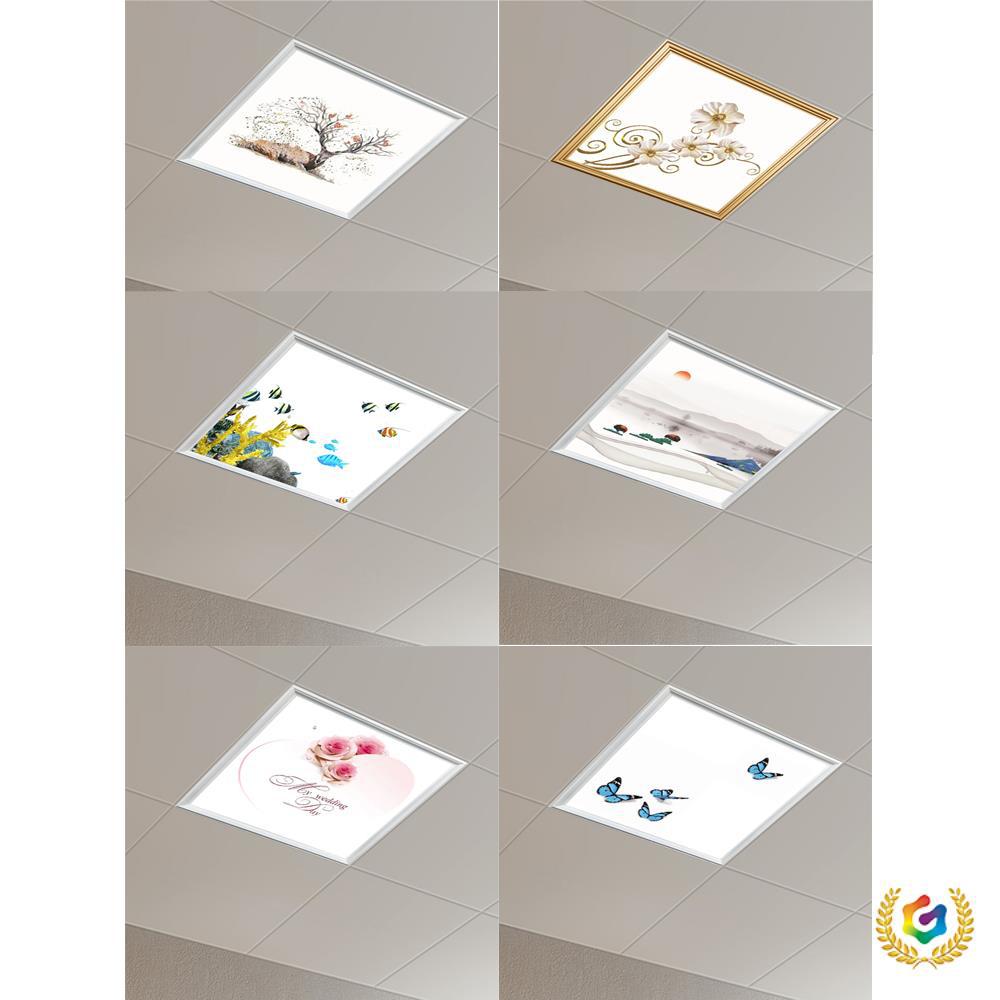 ?集成吊顶led灯30x30 厨房卫生间吸顶灯铝扣板嵌入式300x300平板