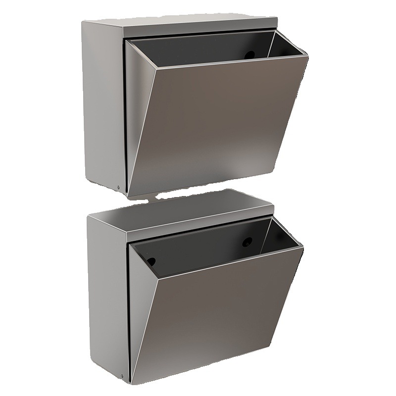 玄关口罩收纳盒入户摆件客厅壁挂式鞋套垃圾袋置物架墙上钥匙盒子