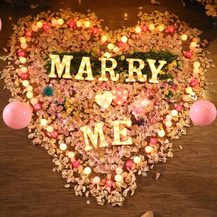 速发字夕情人节求婚室内布置发光七母灯生日氛围灯520数饰装字灯