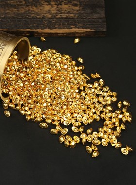 速发财兴隆亮面实心金属宝金元小招财进宝聚瑞摆件聚宝盆乔迁新居