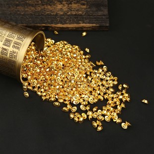 速发财兴隆亮面实心金属宝金元 小招财进宝聚瑞摆件聚宝盆乔迁新居