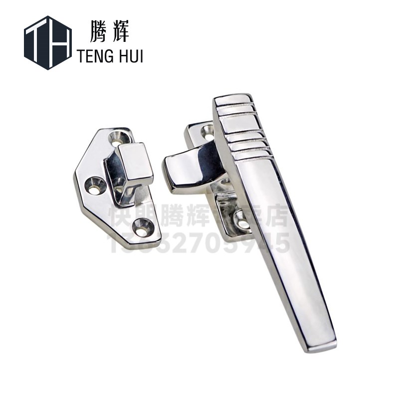 速发04不锈钢旋转迫紧密闭门把手拉手精密铸造工业设备工程机械PL