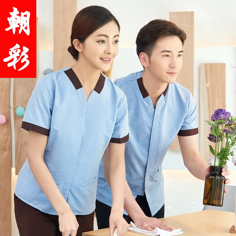 速发保洁服夏装物业宾馆PA制服酒店客房服务员保洁工作服