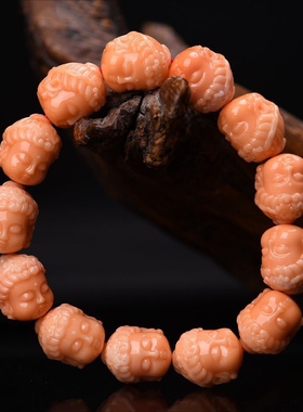 意大利手工雕刻宝宝佛手串本命年招财转运生日礼物送朋友闺蜜手链