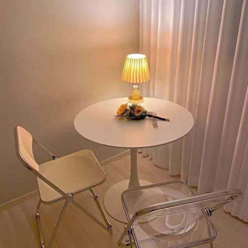 小圆桌郁金香餐桌现代接待洽谈会客桌椅北欧家用阳台卧室床边茶几,影音电器,更多影音配件,淘宝优惠券,粉丝福利购,淘宝优惠卷
