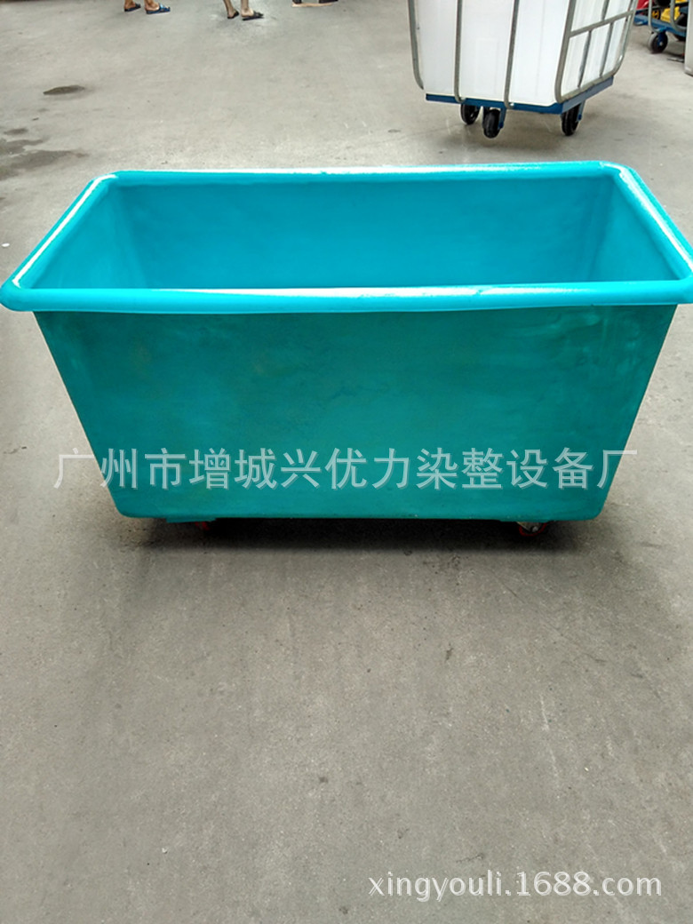 厂家批发酒店洗衣房玻璃钢布草车