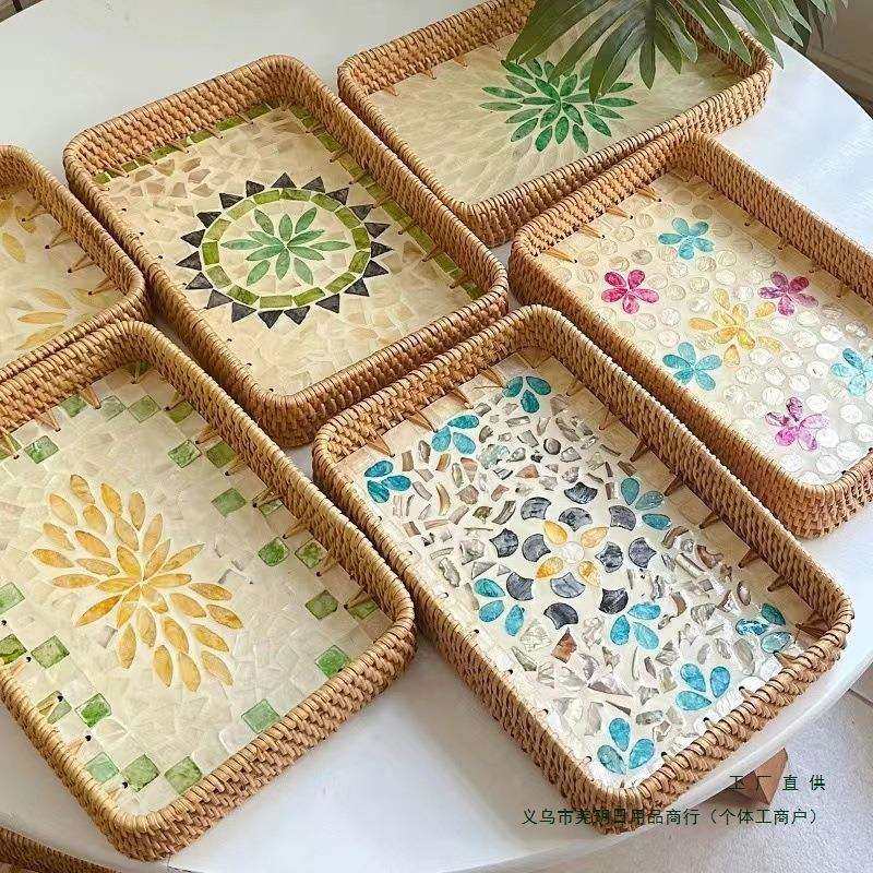 藤编贝壳托盘藤编收纳筐水果馒头筐长方形面包篮点心筐藤编筐其他,纺织面料/辅料/配套,纺织机械配件,淘宝优惠券,粉丝福利购,淘宝优惠卷