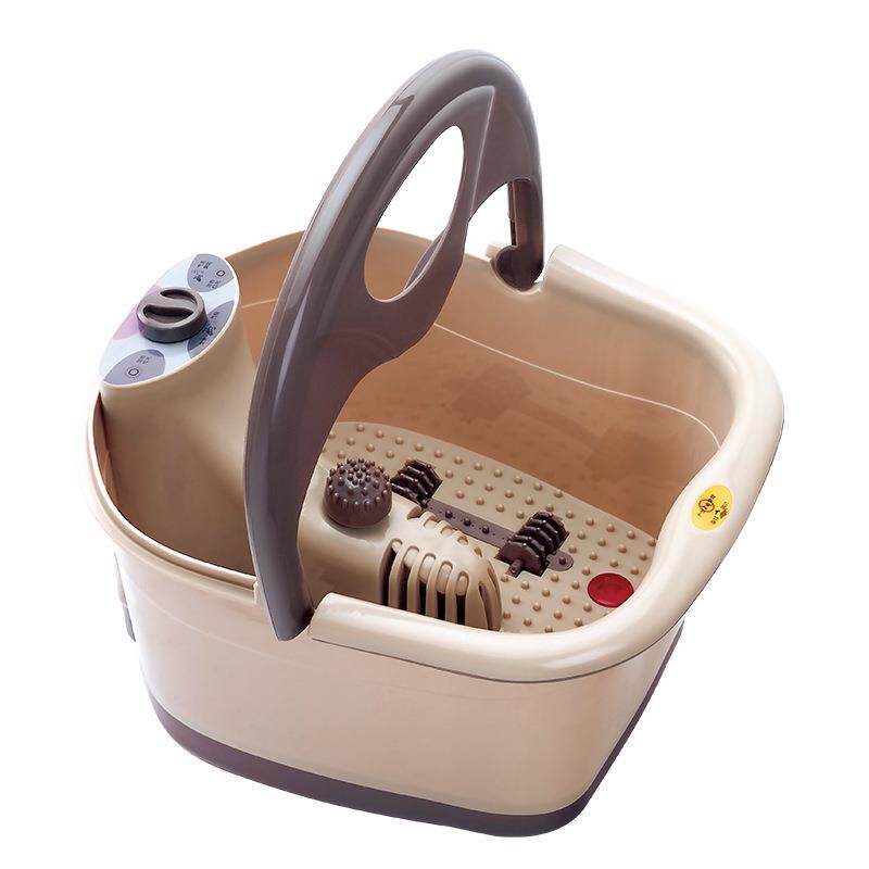按摩加热洗脚盆电动泡脚盆加热足浴桶自动足疗桶电动足浴盆