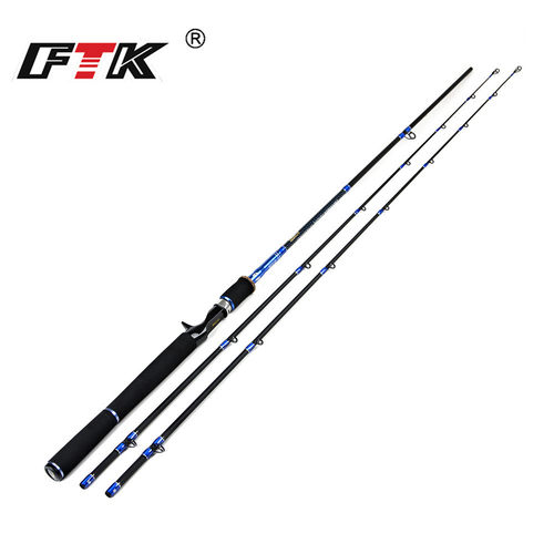 FTK枪柄路亚竿2.1米双稍碳素超轻超硬双调性竞技微物跨境批发