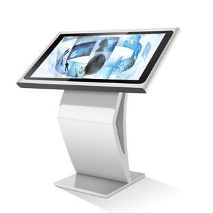 卧式人脸识别核验访客机广告机一体机