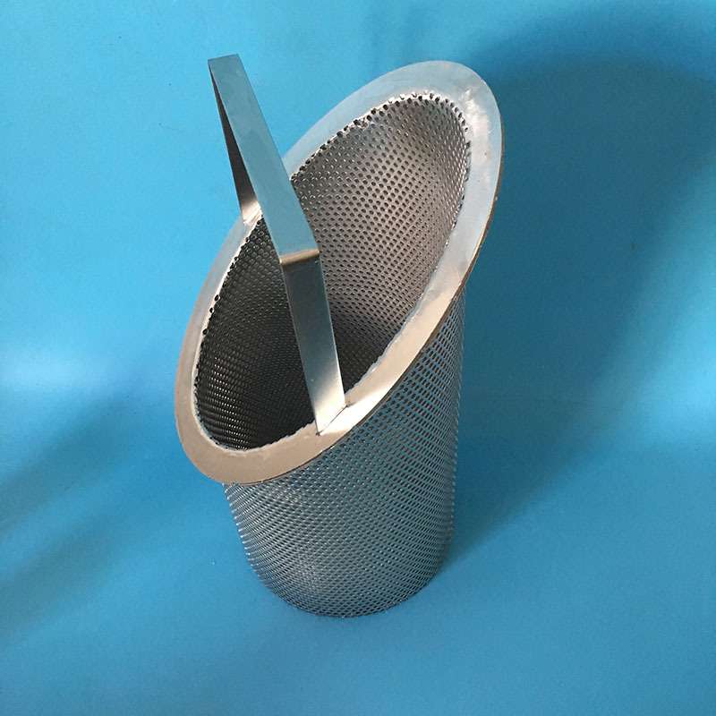 不锈钢滤篮过滤器滤网提篮过滤器T型过滤器手提平斜口滤筒过滤网
