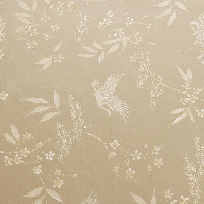 花鸟提花布新中式高沙发抱枕坐垫面料窗帘桌旗梭织布料