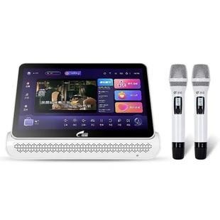 视易M60点歌机一体机家庭KTV套装 专业卡拉OK话筒功放一体机K歌