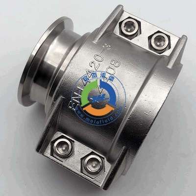 304快装水管快速接头 316L扣压不锈钢管夹 TC卡盘水管接头配管夹