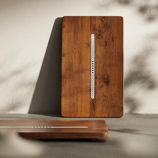 鸣台盏北黑胡桃实木茶盘小型家用烧茶轻MZ5004奢现代美功夫茶具水