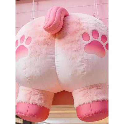 拍SBG马屁气模充通气马年网卡红毛马屁股商场美陈创意新年打卡气