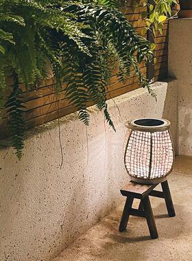 蒸汽客户户外防水太能灯手提手式灯编阳织灯庭别墅院气氛灯野营72