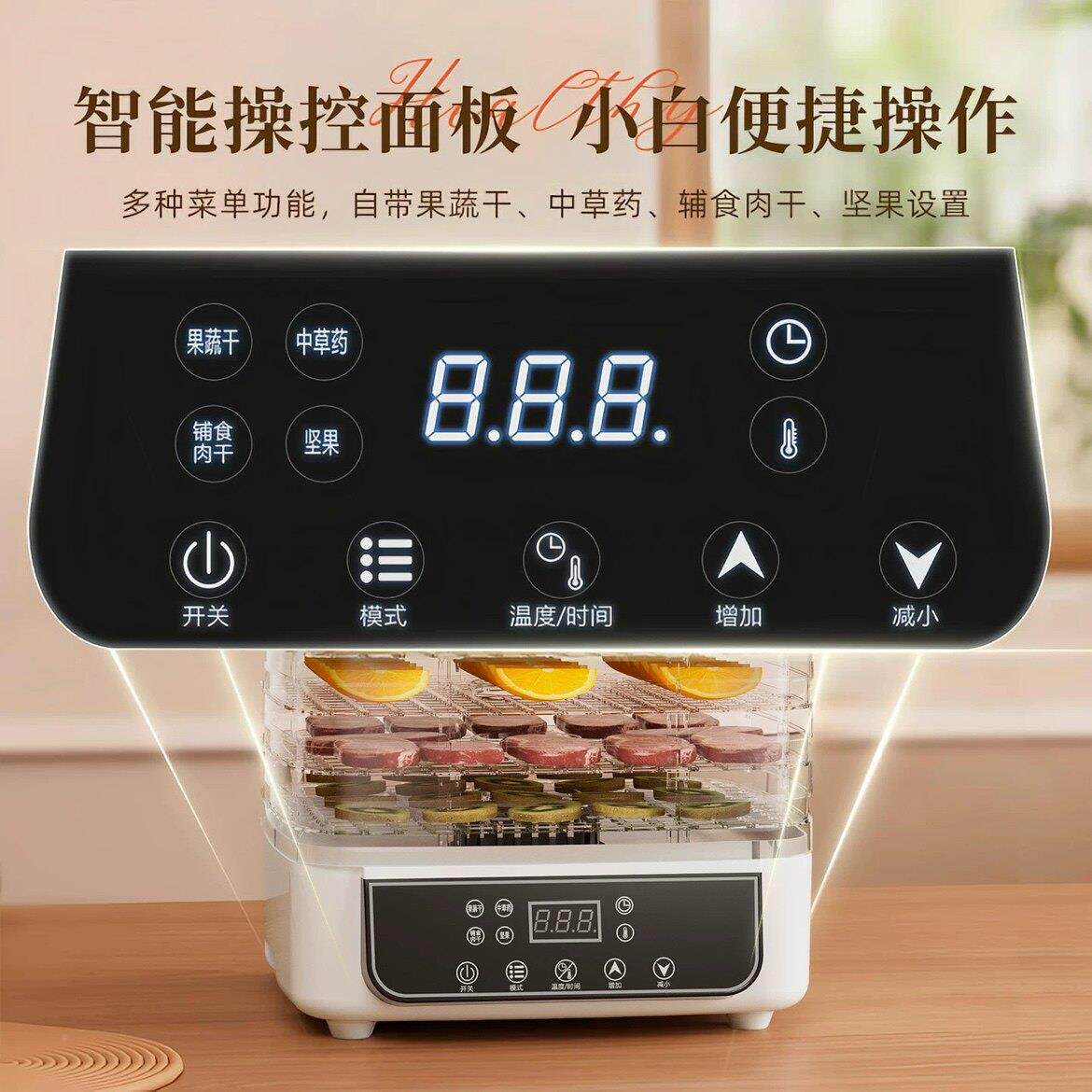 1水10V伏美国台湾加大家干 干果拿机食品烘干 干机水用果零食风干
