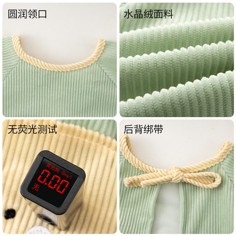 儿童罩衣秋冬防水宝宝吃