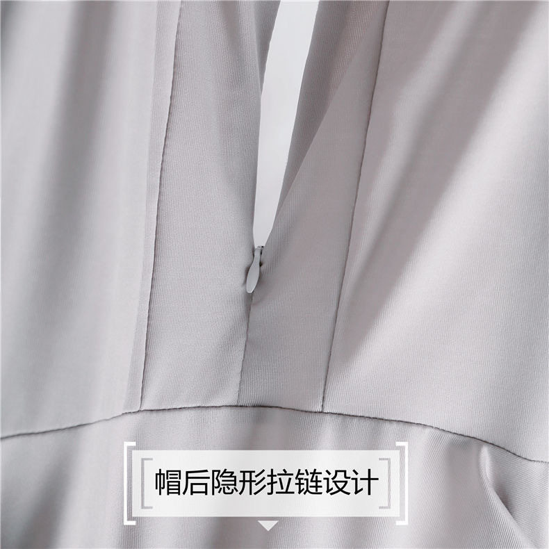 新款防晒衣长款女外穿防紫外线电动车透气连体冰丝外套防晒服夏天