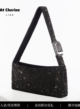 LISA斜挎钻石包包女款手提包新款轻奢小众高级感单肩女小挎包