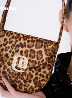 CAT超火小包包手提包豹纹女士包包外出小拎包单肩包女手拎包