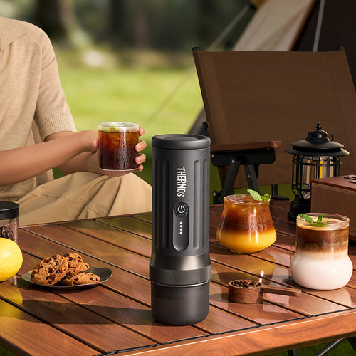 THERMOS/膳魔师 便携式咖啡机 EHA-CL8703A-B