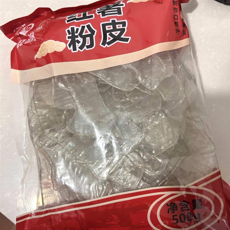 -【琵琶粉】纯红薯粉皮山东纯红薯粉皮不含木薯淀粉色素明胶
