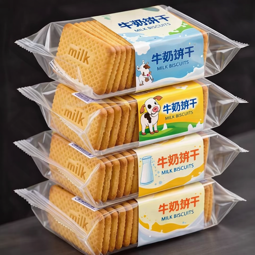 牛奶饼干特浓俄罗斯原装进口特仑苏老式高钙饼干无糖代餐休闲零食