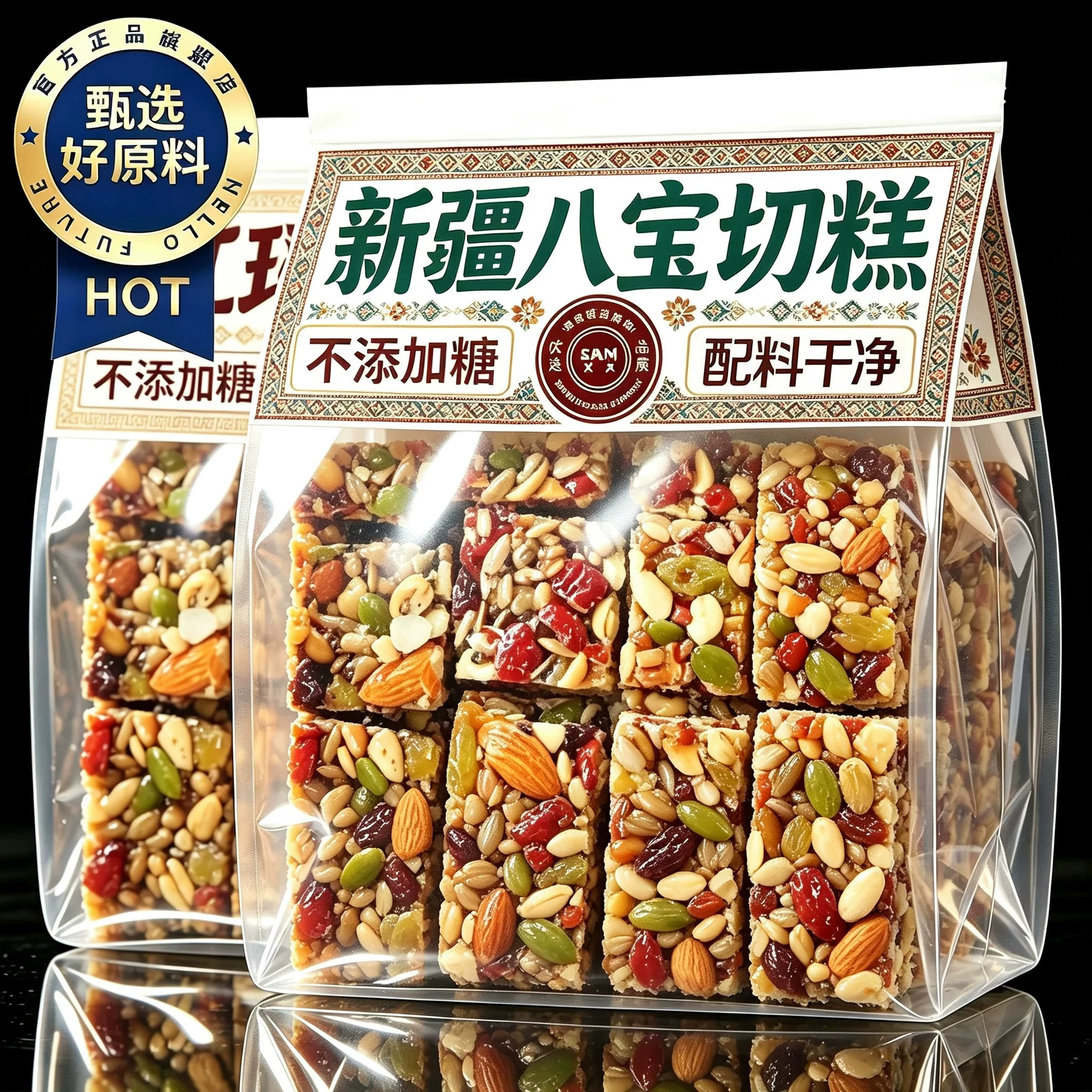 老字号！正宗新疆八宝切糕传统手工特产官方旗舰店臻食材单独包装
