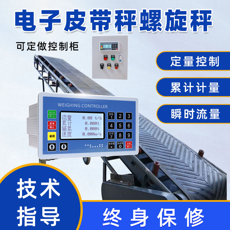 电子皮带秤称重仪表输送带动态螺旋配料控制器蛟龙计量称重系统图片