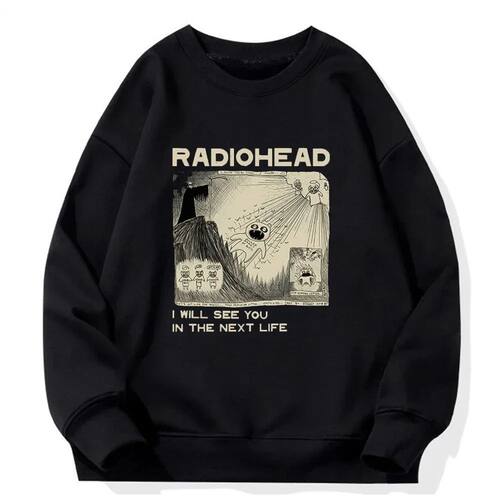 Hip hop print pullover long sleeved sweatshi嘻哈印花长袖卫衣