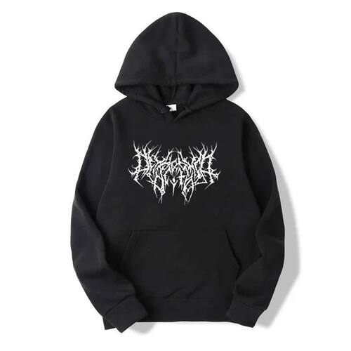 Hip hop retro long sleeved loose hoodi嘻哈复古长袖宽松连帽衫