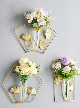 in墙上水培瓶壁挂墙面壁饰挂件创意家居客厅背景墙装饰品