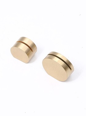 圆形黄铜高端名片座卡托照片展示架便签夹商务办公室名片盒装饰品