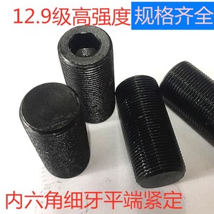M20X1.5X2 M18X1.5X2 12.9级内六角细牙平端紧定 细牙顶丝