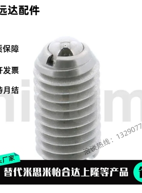 ZAL71 ZAL81 内六角球头柱塞 BPCF/NPCF 8/10/1不锈钢 负载可变型