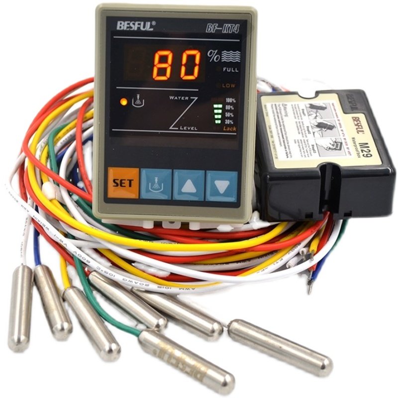 碧河BF-KT4水位控制器智能数显液位开关全自动水箱上水显示220V