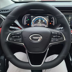 内饰 M6方向盘套真皮把套手缝专用全包款 适用于广汽传祺GS4 GA6