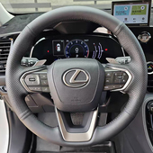 RX350h方向盘套真皮把套手缝专用全包款 雷克萨斯NX260 23款