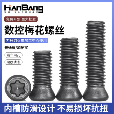 12级梅花刀杆螺丝数控车刀螺钉铣车刀把刀具片5M4M45M5
