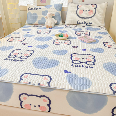 速发202乳胶凉席笠夏季生机水洗单人可学宿舍空调软席子