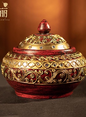 速发异泰东南亚风品客厅茶几装饰小摆件泰国工艺格丽式创意家居饰