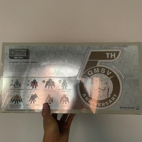 BANDAI万代QMSV mini5周年纪念款 高达艺术家盲盒 潮玩摆件模型