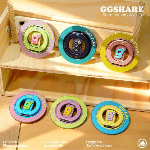 GGSHARE寄居蟹360°旋转手机支架
