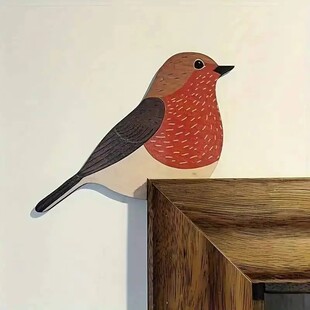 小众设计门框装饰小鸟装饰贴玄关开关装饰壁饰